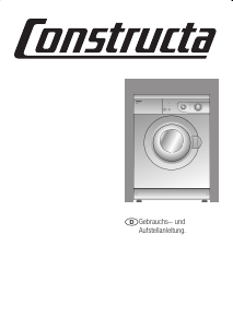 Manual de uso Constructa CW61281 Lavadora