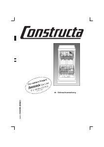 Bedienungsanleitung Constructa CP431J4 Geschirrspüler