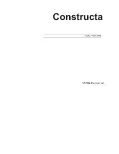 מדריך Constructa CF232254IL תנור