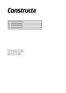 Handleiding Constructa CF130254 Oven