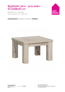 Manual Leen Bakker Jens Side Table