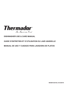 Handleiding Thermador DWHD410HFM Vaatwasser