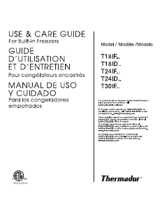 Manual Thermador T30IF70NSP Frigorífico