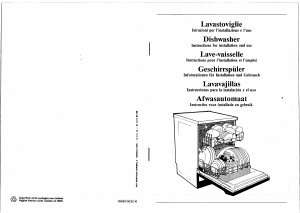 Handleiding Smeg PL423EB Vaatwasser