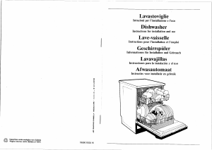 Manuale Smeg PL425AW Lavastoviglie