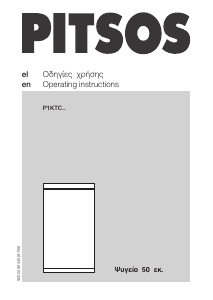 Bruksanvisning Pitsos P1KTC1402S Kylskåp