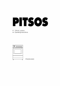 Bruksanvisning Pitsos P1ACB44320 Spis
