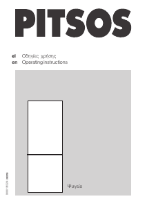 Bruksanvisning Pitsos P1KNB3904A Kyl-frys