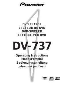 Bruksanvisning Pioneer DV-737 DVD spelare