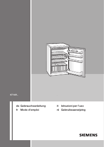 Bedienungsanleitung Siemens KT16RAW30 Kühlschrank