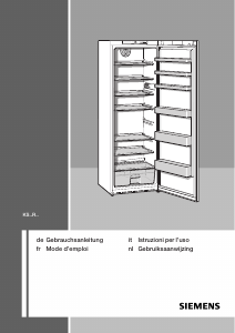 Bedienungsanleitung Siemens KS34RN11 Kühlschrank