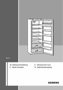 Bedienungsanleitung Siemens KS38RX31 Kühlschrank