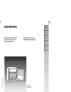 Bedienungsanleitung Siemens KT16LA70 Kühlschrank