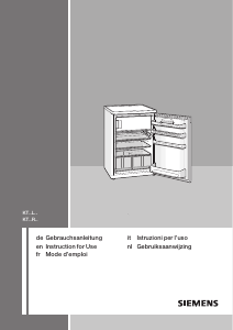 Bedienungsanleitung Siemens KT16RE21 Kühlschrank