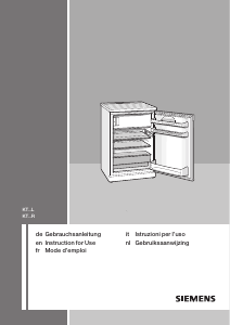 Bedienungsanleitung Siemens KT15RA31 Kühlschrank