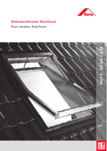 Bedienungsanleitung Roto Designo WDT R6 H/K WD E Dachfenster