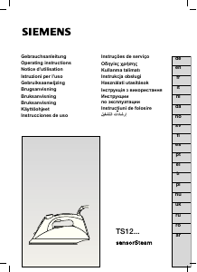 Manual de uso Siemens TS12150 Plancha