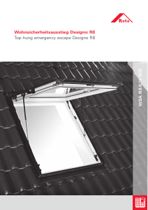 Посібник Roto Designo WSA R8 K/H WD Мансардне вікно