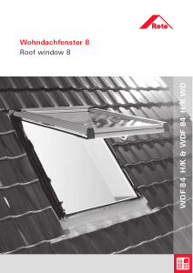 Bedienungsanleitung Roto Klassik WDF 84 H/K Dachfenster