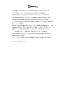 Manual de uso Balay 3CEB440 Cocina