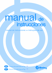 Manual de uso Balay 3EB715F Placa