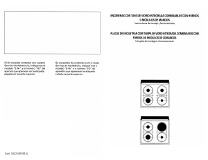 Manual de uso Balay 3EC354B Placa