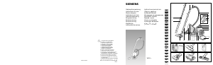 Manual de uso Siemens VS01G511 Aspirador
