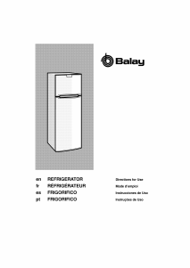 Handleiding Balay 3FEL2355 Koel-vries combinatie