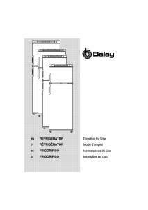 Handleiding Balay 3FF4735B Koel-vries combinatie