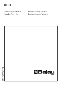 Manual Balay 3FFP3665 Frigorífico combinado
