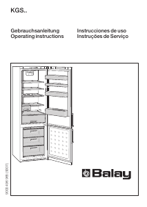 Handleiding Balay 3KEB5811 Koel-vries combinatie