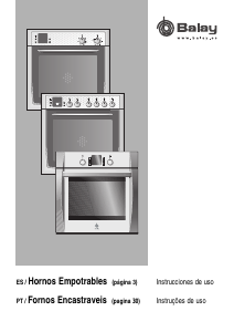 Használati útmutató Balay 3HF508N Kemence