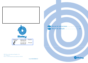 Manual de uso Balay 3ETG399B Placa