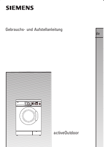 Bedienungsanleitung Siemens WXL144U Waschmaschine