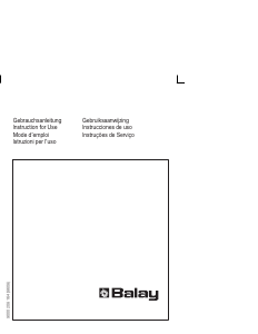 Bedienungsanleitung Balay 3KUB3250 Kühlschrank
