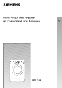 Panduan Siemens WXLM0650MY Mesin Cuci