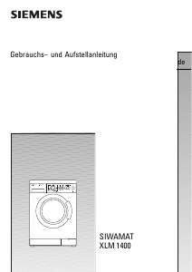 Bedienungsanleitung Siemens WXLM1400 Waschmaschine