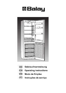 Handleiding Balay 3KEB5810 Koel-vries combinatie