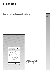 Bedienungsanleitung Siemens WXLS131AFG Waschmaschine