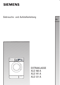 Bedienungsanleitung Siemens WXLS160A Waschmaschine