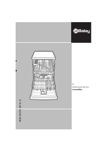 Manual de uso Balay 3VS700IA Lavavajillas