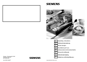 Kullanım kılavuzu Siemens EC15023EU Ocak