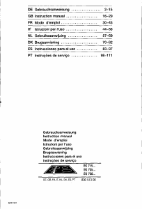 Handleiding Siemens EK73544 Kookplaat