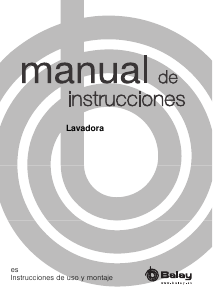 Manual de uso Balay 3TI62101A Lavadora