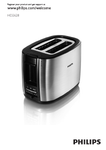 Bedienungsanleitung Philips HD2628 Toaster