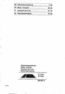 Handleiding Siemens ET75754CC Kookplaat