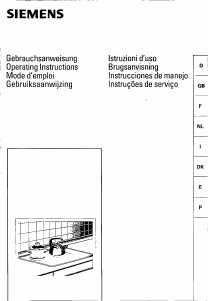 Manual de uso Siemens ET76661EU Placa