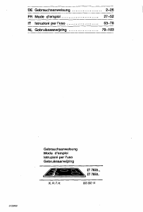 Handleiding Siemens ET78504CC Kookplaat