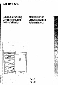 Handleiding Siemens GF12B40 Vriezer