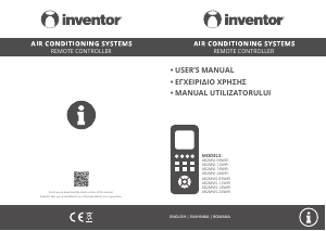 Bruksanvisning Inventor AR2MVI-18WiFi Luftkonditionering